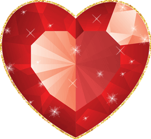 Gif animé coeur rouge